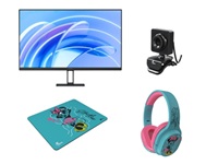KIT MONITOR A27i XIAOMI + CAMARA WEB + AUDIFONOS + MOUSE PAD